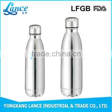 Double wall Stainless Steel high quality vacuum sports bottle for sale