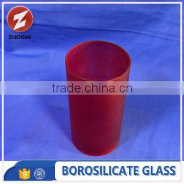 color sprayed glass candle holder with PDQ
