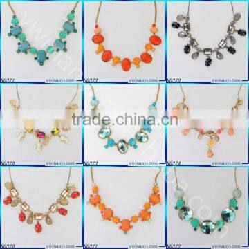 Facoty Crystal Punk Necklace Jewelry Gold Chain Necklace photo-3