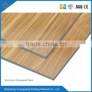 wooden Aluminum composite Panel For Decaration, 2mm-3mm wooden Aluminum composite panel for interier designe