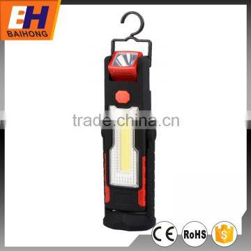 High Power COB Working Light, Magnetic Bottom and a Fold-out Hanging Hook