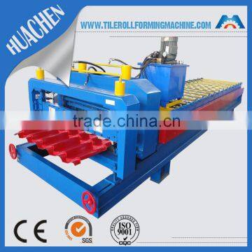 china glazed tile metal roof forming steel sheet profile machine manufacturers