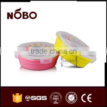 Child Colorful 3 Compartment Lunch Box With Lid photo-3