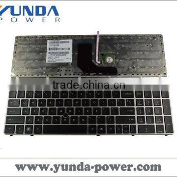 Manufacturer Notebook Keyboard for HP 6560B GRAY FRAME BLACK(With Point stick)