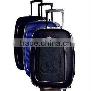 External/outer handle trolley luggage set