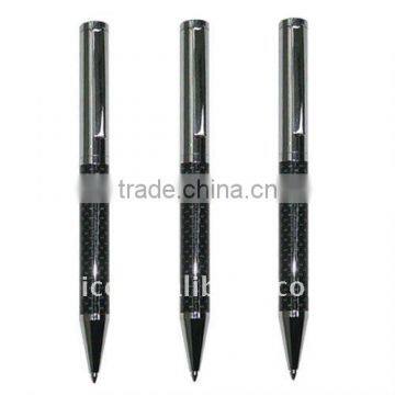 High quality real carbon fiber metal ballpoint pen