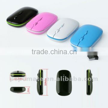 colored wireless 2.4g mouse for computer and notebook