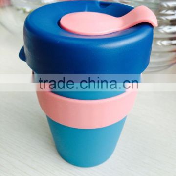 Colorful 12OZ plastic coffee cup