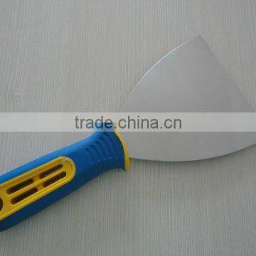Scraper with plastic handle,mirror polished,putty knife