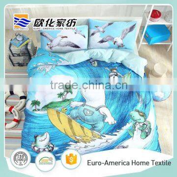 100% Cotton Cartoon Kids Bed Linen Duvet Cover Set Bedding Set