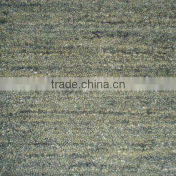 Plain Lt.Blue Handloom carpet made with wool