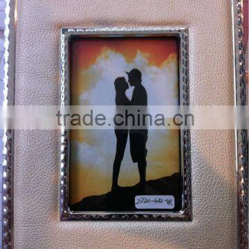 white Leather picture frame ZD201J-429