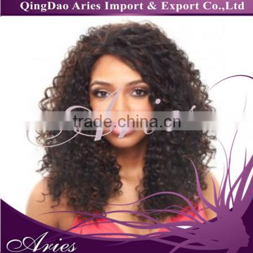 Full lace wigs Malaysian Human Hair Jerry curly