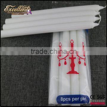 hot sale pilar candle supplier in China white fluted stick candle