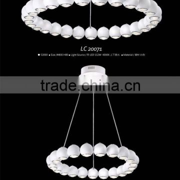 2015 fantasy hotel decorative white pendant lamp/chandelier led for hotel LC20071/LC20072