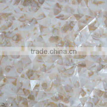 Triangle natural brown freshwater shell tile,bathroom tile