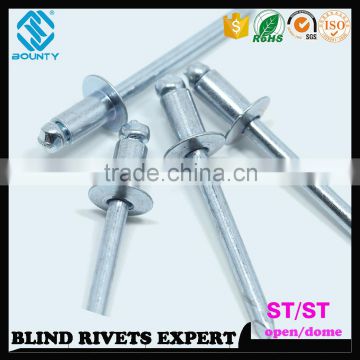 FACTORY DOME HEAD ISO 15979 FULL STEEL BLIND RIVETS photo-4