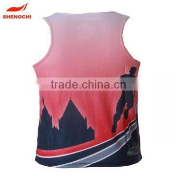 Wholesale Dry Fit Full Print Gym Singlets photo-3