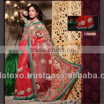 Zari embroidery Saree