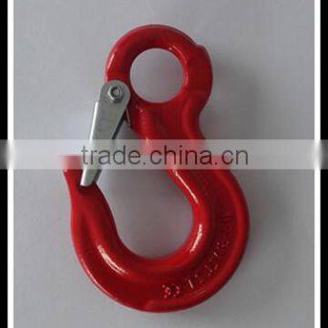 American type eye hook with latches