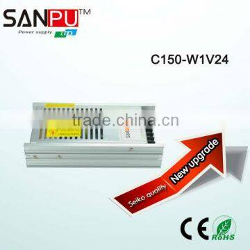 china manufature and supplier with CE ROHS 2 year warranty 150w 100-240v 24v tv lcd power supply