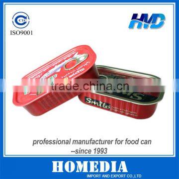 311# Whole Sale High quality Tin Can For Sardine Fish