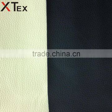 free samples avaliable 0.8mm embossed vinyl fabric for leather trend sofa, car leather seats from china