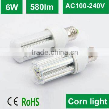 competive price led corn light 6w E27 warm white AC100-240V