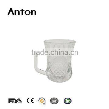 70ml 2016 Newest Style Glass Cup With Handle Machinemade Frost Cup Glass photo-2