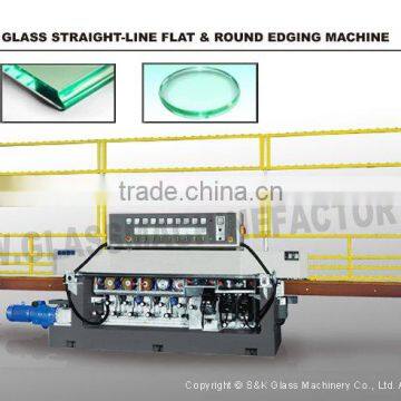 Glass Straight Line flat & Round Edging Machine