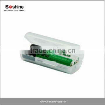 SOSHINE battery case for 2x AAA 10440 batteries case, battery holder