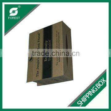 FLEXO PRINTING E FLUTE DISPOSABLE CORRUGATED SHIPPING CARTONS OEM PAPER PACKING BOXES FOR POOP BAGS photo-4