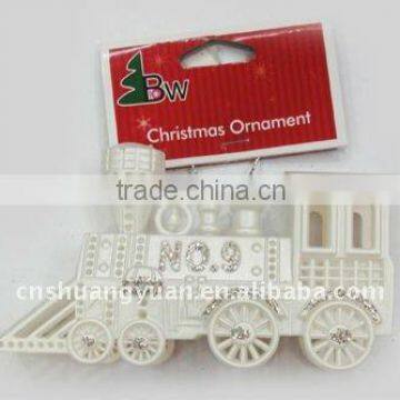 Acrylic Train Shape Ornament /Christmas Tree Decoration