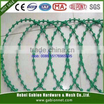 security PVC coated razor fencing factory