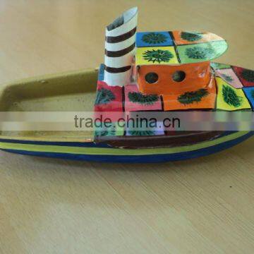 tin toys boats new handpainted tugs from varanasi