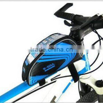 Mountain bike tube bag touch screen mobile phone car beam riding on the saddle bag