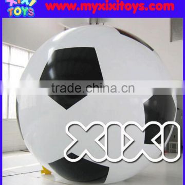 Big helium football balloon for event, Advertising inflatable helium soccer balloon