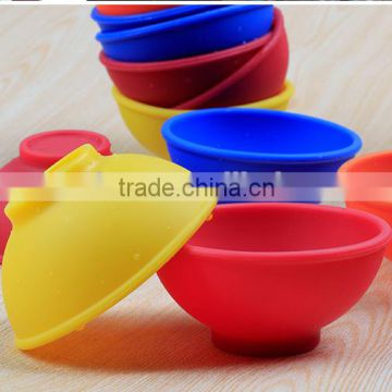 2014 high quality BPA free unbreakable kids silicone bowl