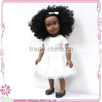 18 inch African vinyl doll oem