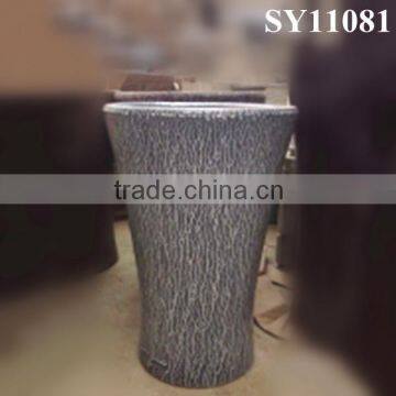 Pot for Flower Maroon Outdoor Big Porcelain Planter Pot Wholesale photo-6