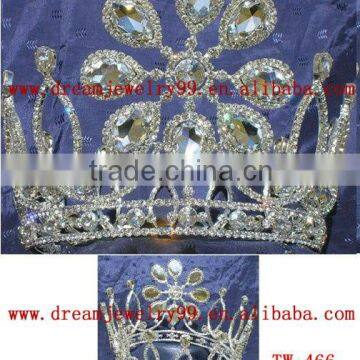 wholesale rhinestone flower pageant crown