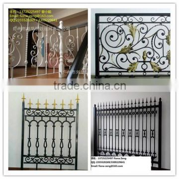 Top-selling outdoor ornamental wrought iron picket yard fencing