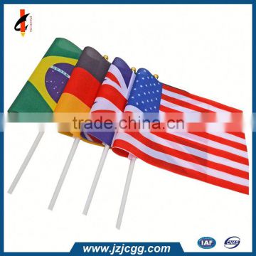 custom polyester printed hand flags