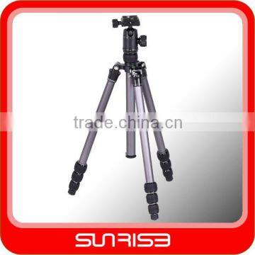 Sunrise Pro Aluminum Tripod 4 section Camera Tripod DSLR Tripod Gray