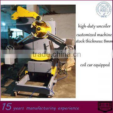 motor power high-duty sheet uncoiler-YOUYI Machinery