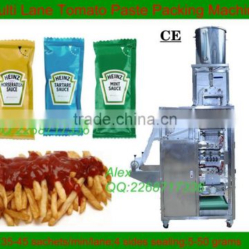 Automatic Tomato Paste Filling and Sealing Packing Machine for chili sauce