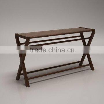 Modern wooden tall coffee table (T-86A)