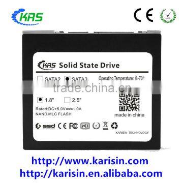 Karisin MLC SSD 16GB SATA3 1.8 ssd with SDK Controller