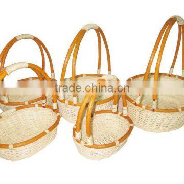 2015 New Product Rattan Basket For Home Decoration And Furniture