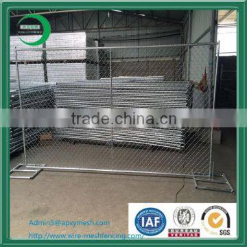 Diamond Wire Mesh Temporary Fence/Chain Link Portable Fence/Mobile Fence